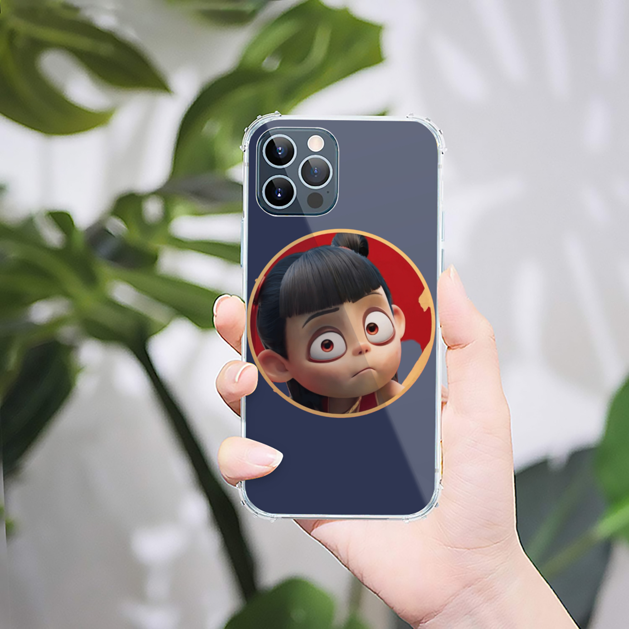 （画像用） Ne Zha 2 ナタ 魔童の大暴れ 【iPhone 12シリーズ対応】透明スマホケース（クリアソフトケース）